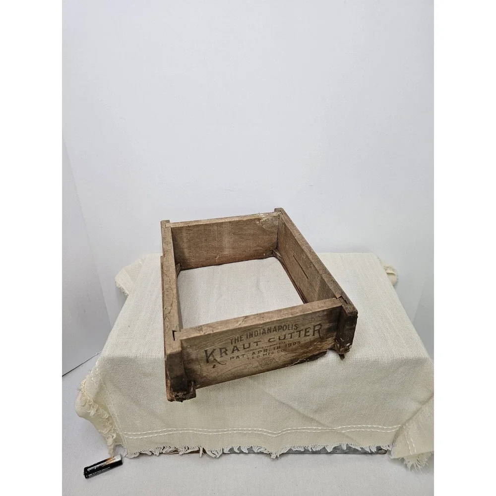 Vintage Kraut Cutter Wood Frame